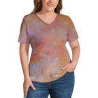 Women’s Printed V-Neck Tee Standing Ovation Series