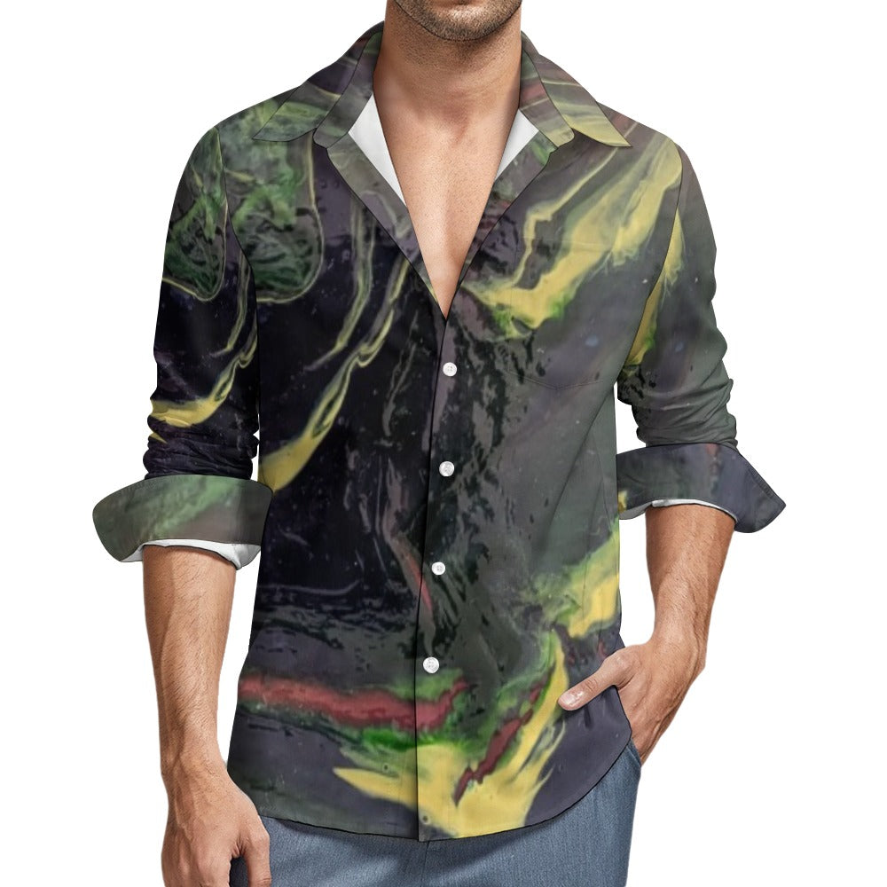Men’s Velvet Pocket Shirt Intermission Blues