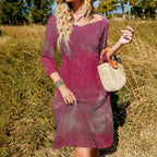 Sweetheart Knot Flare Dress