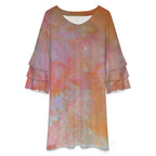 Lotus Leaf Sleeve Dress Standing Ovation Series