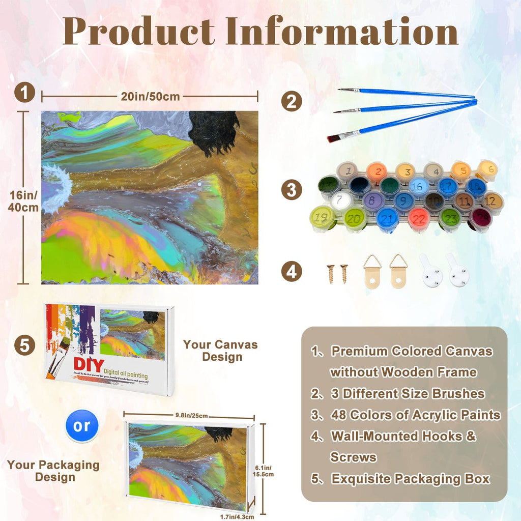 Paint by Numbers Kit Power in ME