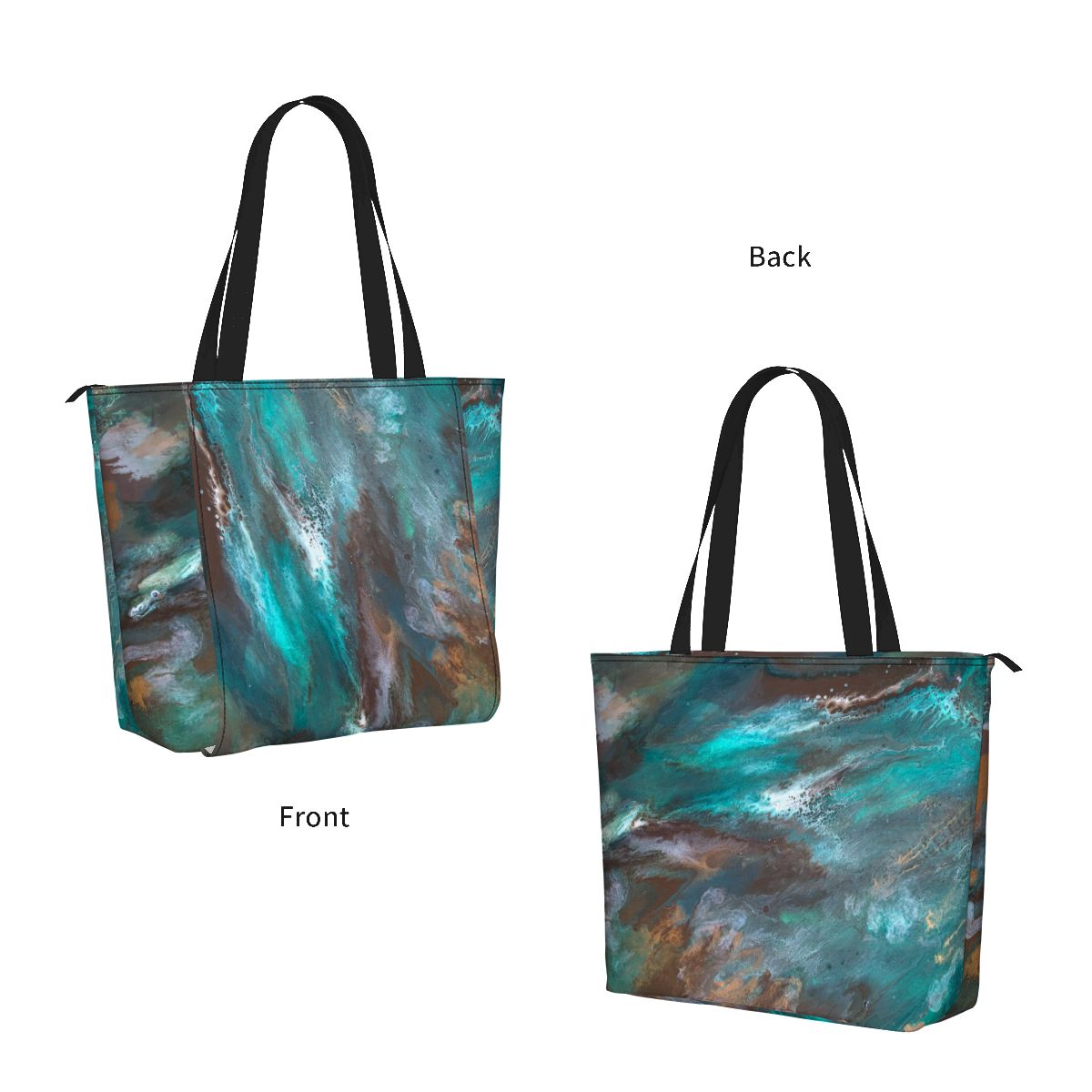 Artful Yoga Tote Bag