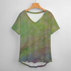 Women’s Printed V-Neck Tee Standing Ovation Series