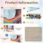 Paint by Numbers Kit Silent Rainbow