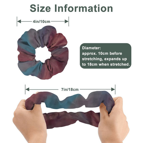 6 Pack Hair Scrunchies