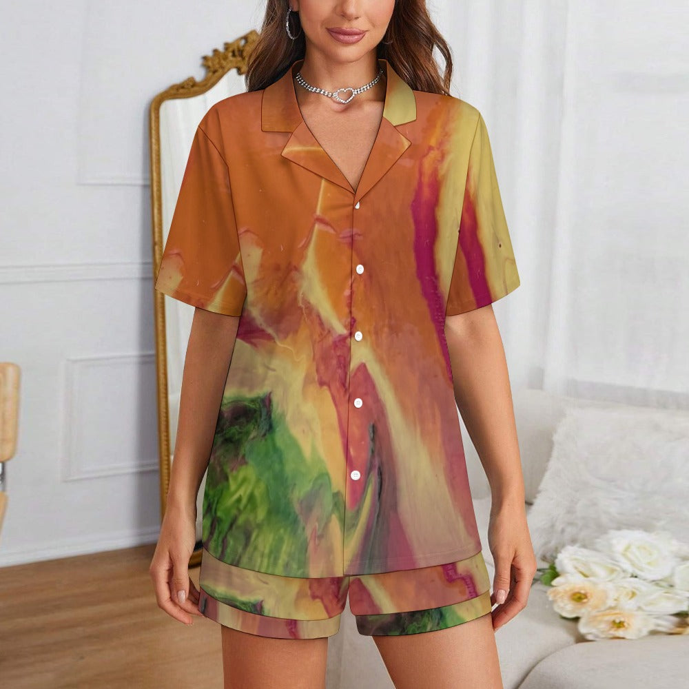 Women’s Short Sleeve Pajama Set Standing Ovation Series