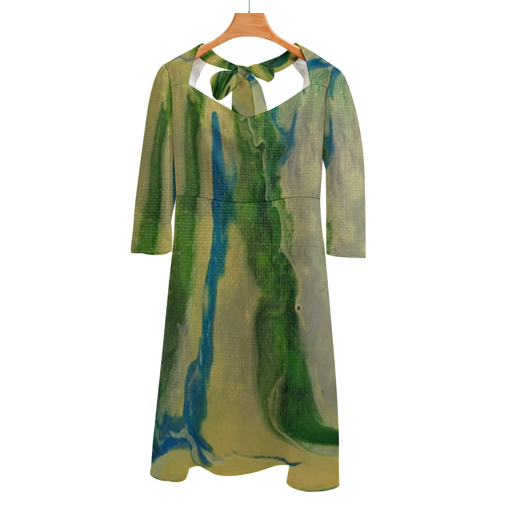 Sweetheart Knot Flare Dress Standing Ovation Series