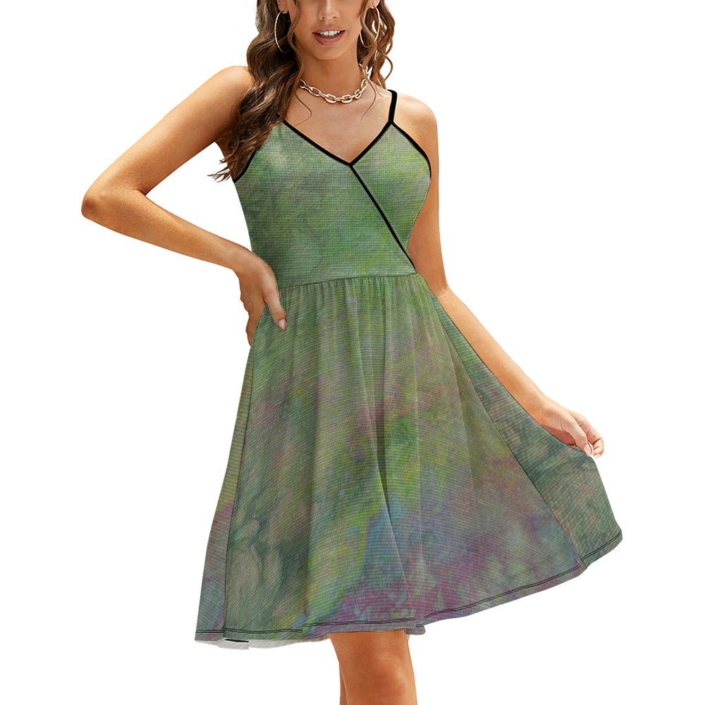 Women's Elegant Suspender Dress Standing Ovation Series