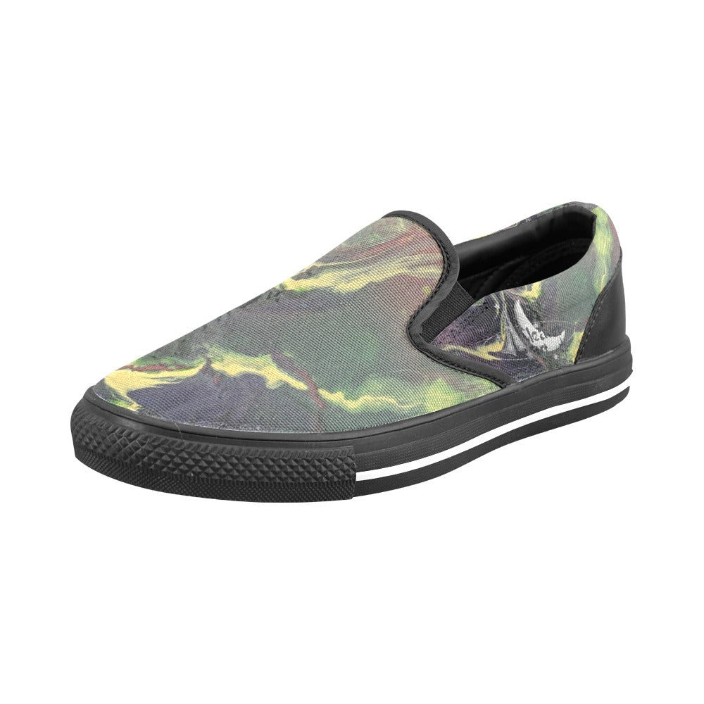 Slip-on Canvas Women's Shoes Intermission Blues Series