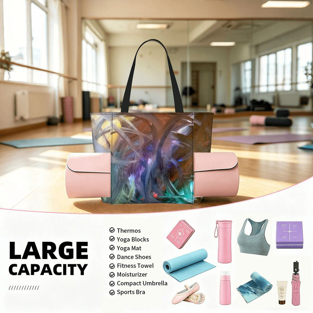 Artful Yoga Tote Bag