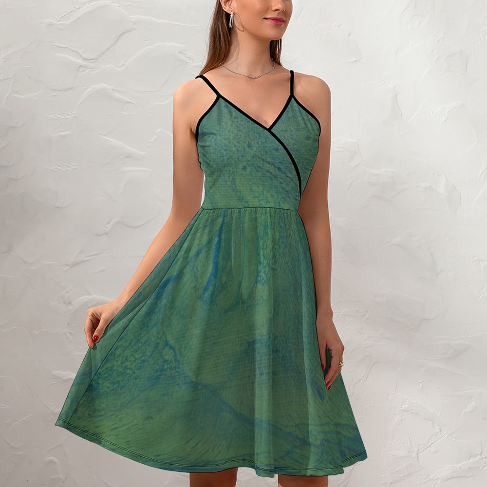 Women's Elegant Suspender Dress Standing Ovation Series