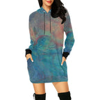 Hoodie Mini Dress Intermission Blues