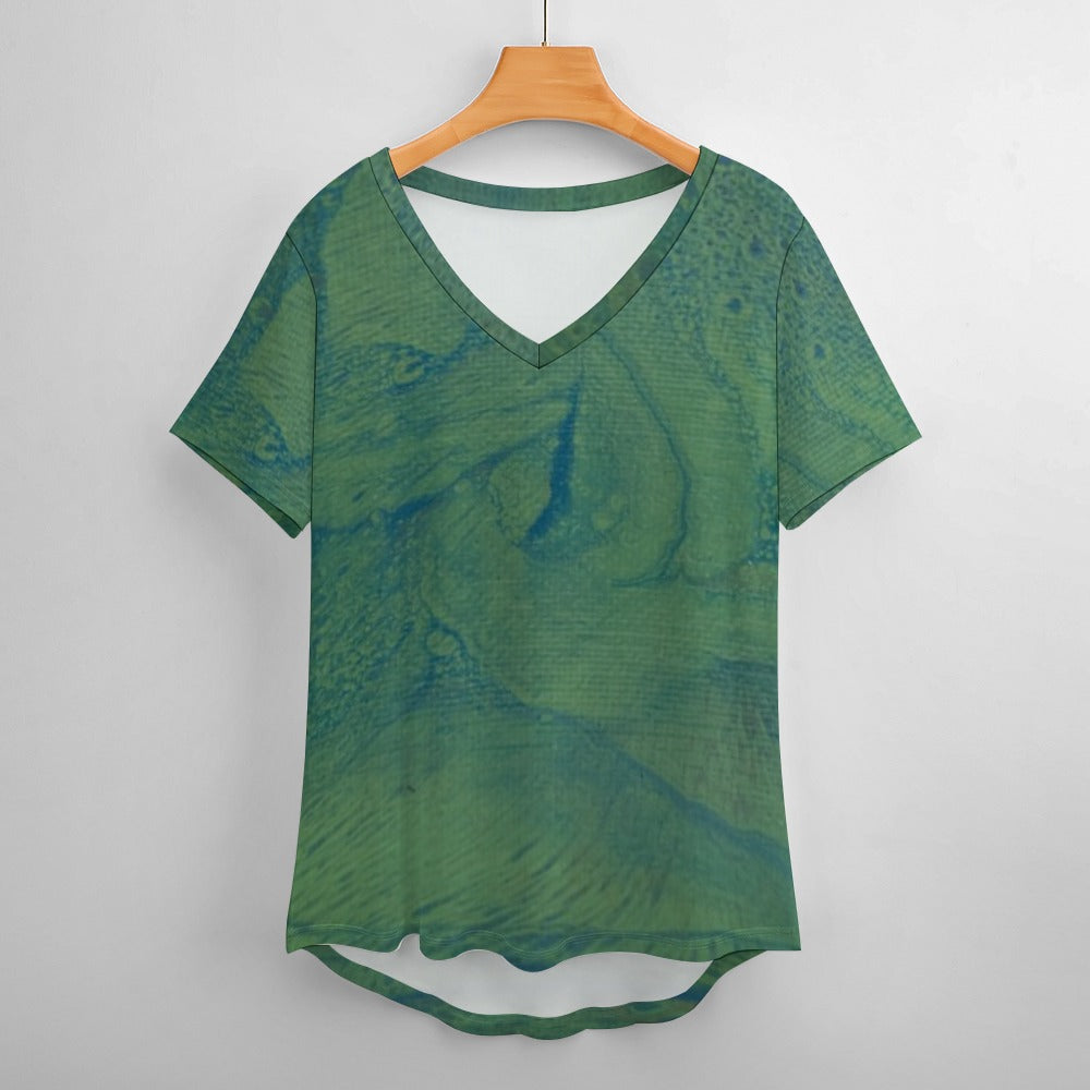 Women’s Printed V-Neck Tee Standing Ovation Series