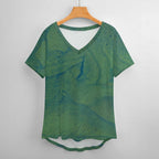 Women’s Printed V-Neck Tee Standing Ovation Series