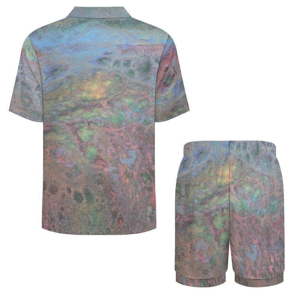 Women’s Short Sleeve Pajama Set Intermission Blues