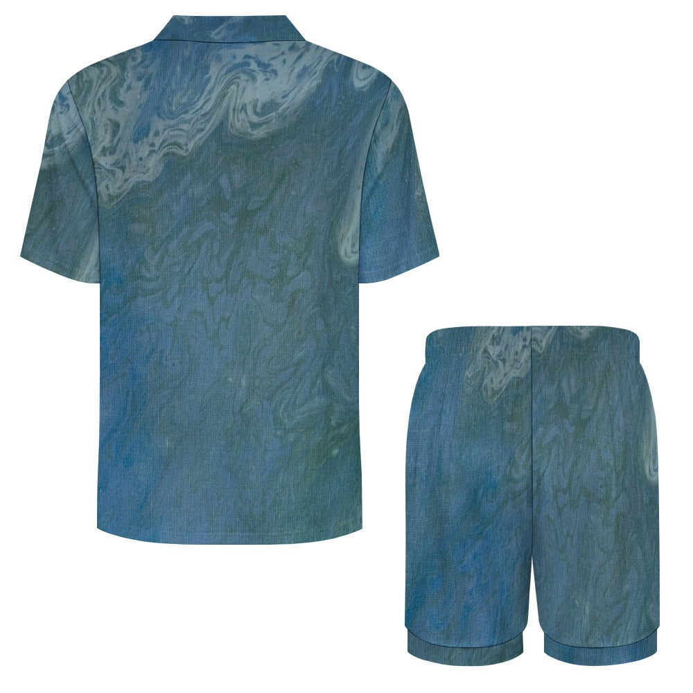 Women’s Short Sleeve Pajama Set Intermission Blues