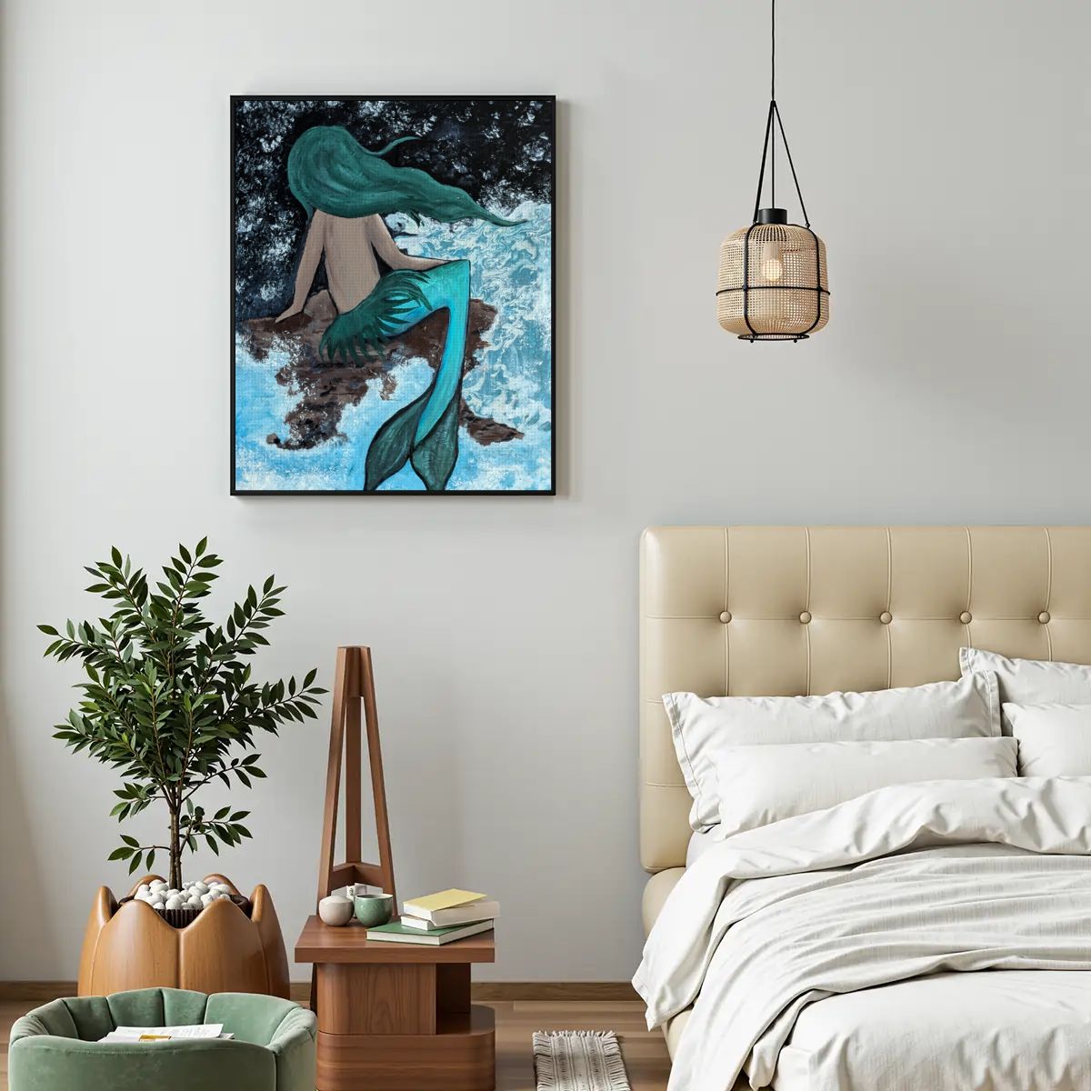 DIY Diamond Painting Musing Mermaid