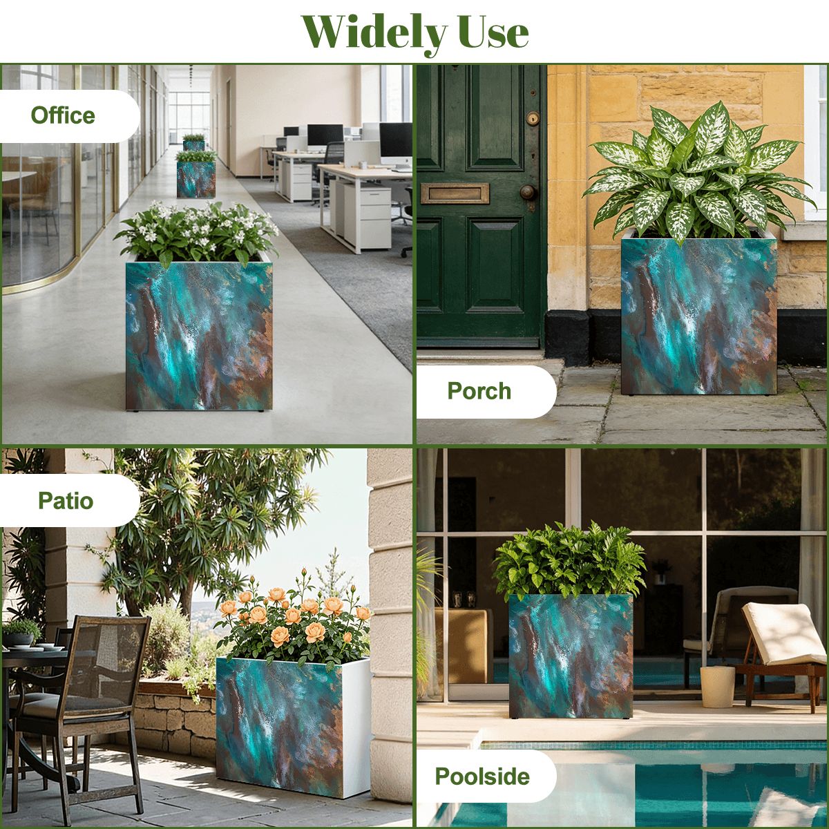 Outdoor Metal Art Planter – Artist Edition Boy in the Woods