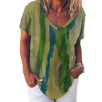 Women’s Printed V-Neck Tee Standing Ovation Series