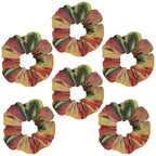 6 Pack Hair Scrunchies