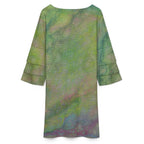 Lotus Leaf Sleeve Dress Standing Ovation Series