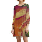 Lotus Leaf Sleeve Dress Standing Ovation Series