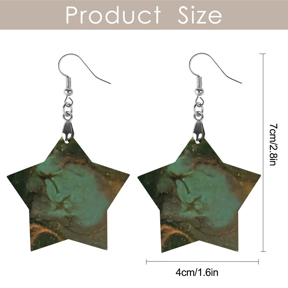 Garden After Rain Star Earrings