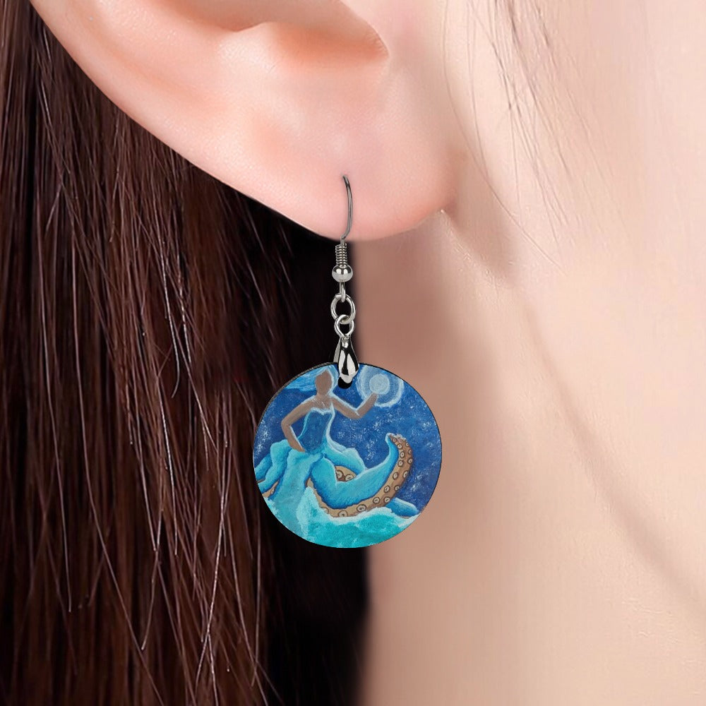 Goddess I Know Round Earring — Special Release- Hanging the Moon