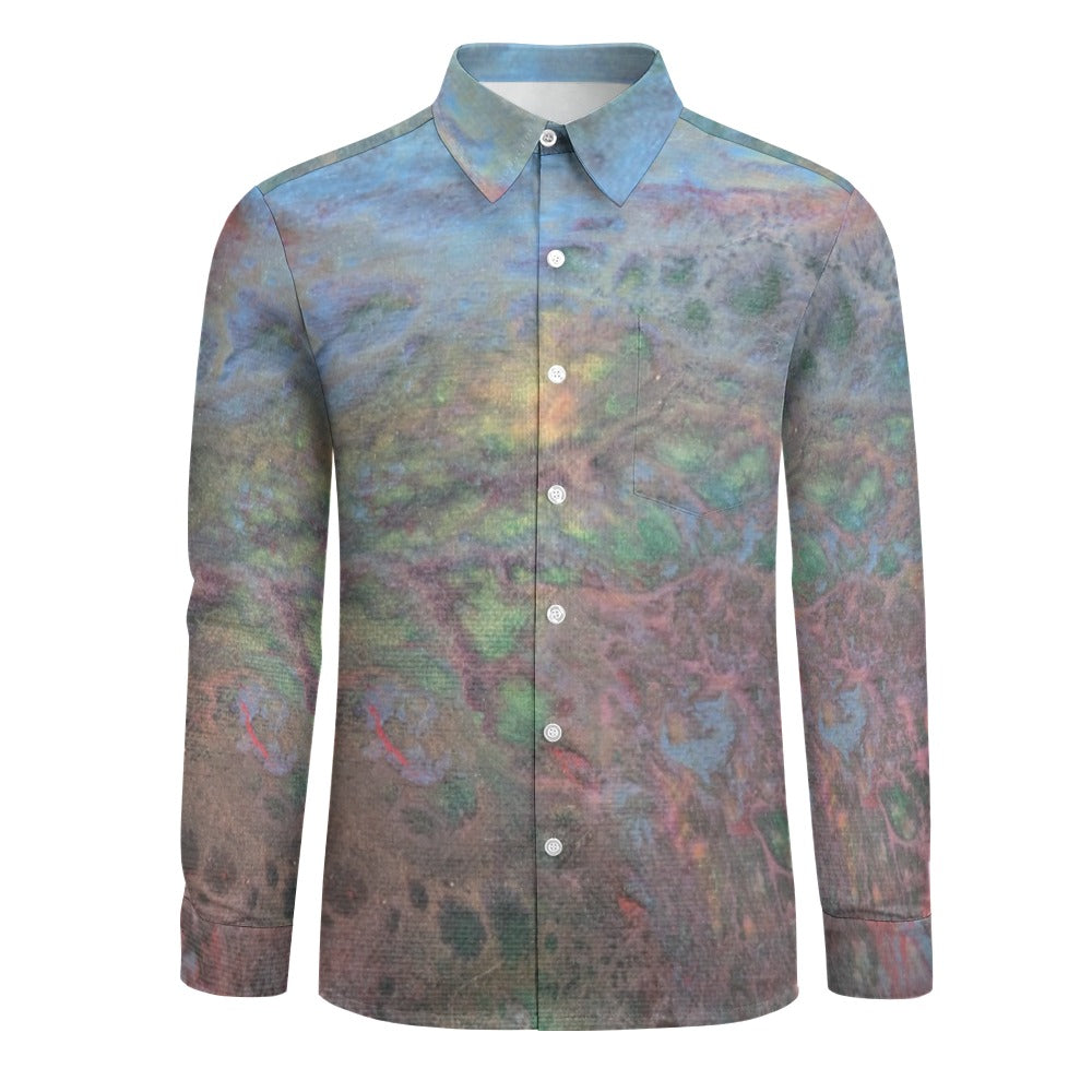 Men’s Velvet Pocket Shirt Intermission Blues