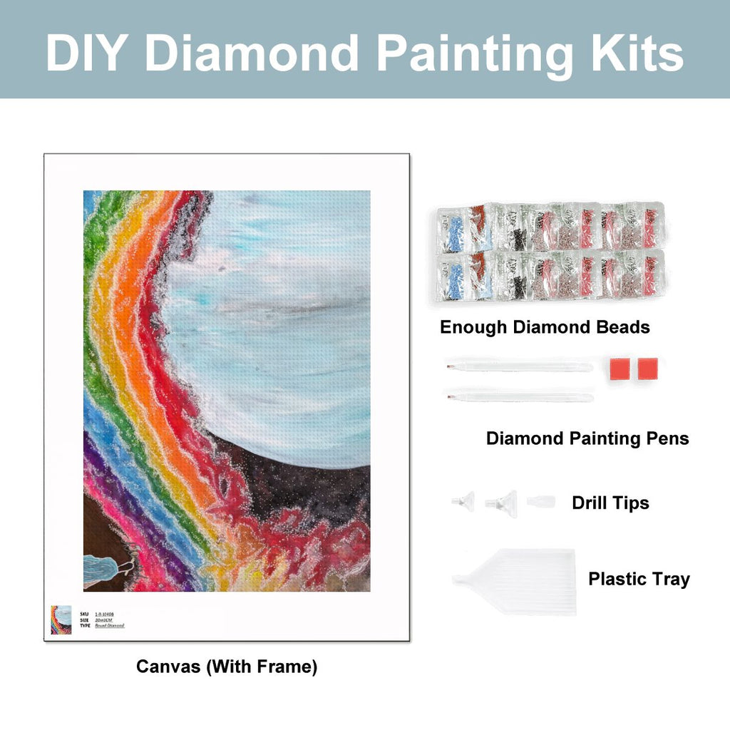 DIY Diamond Painting Silent Rainbow