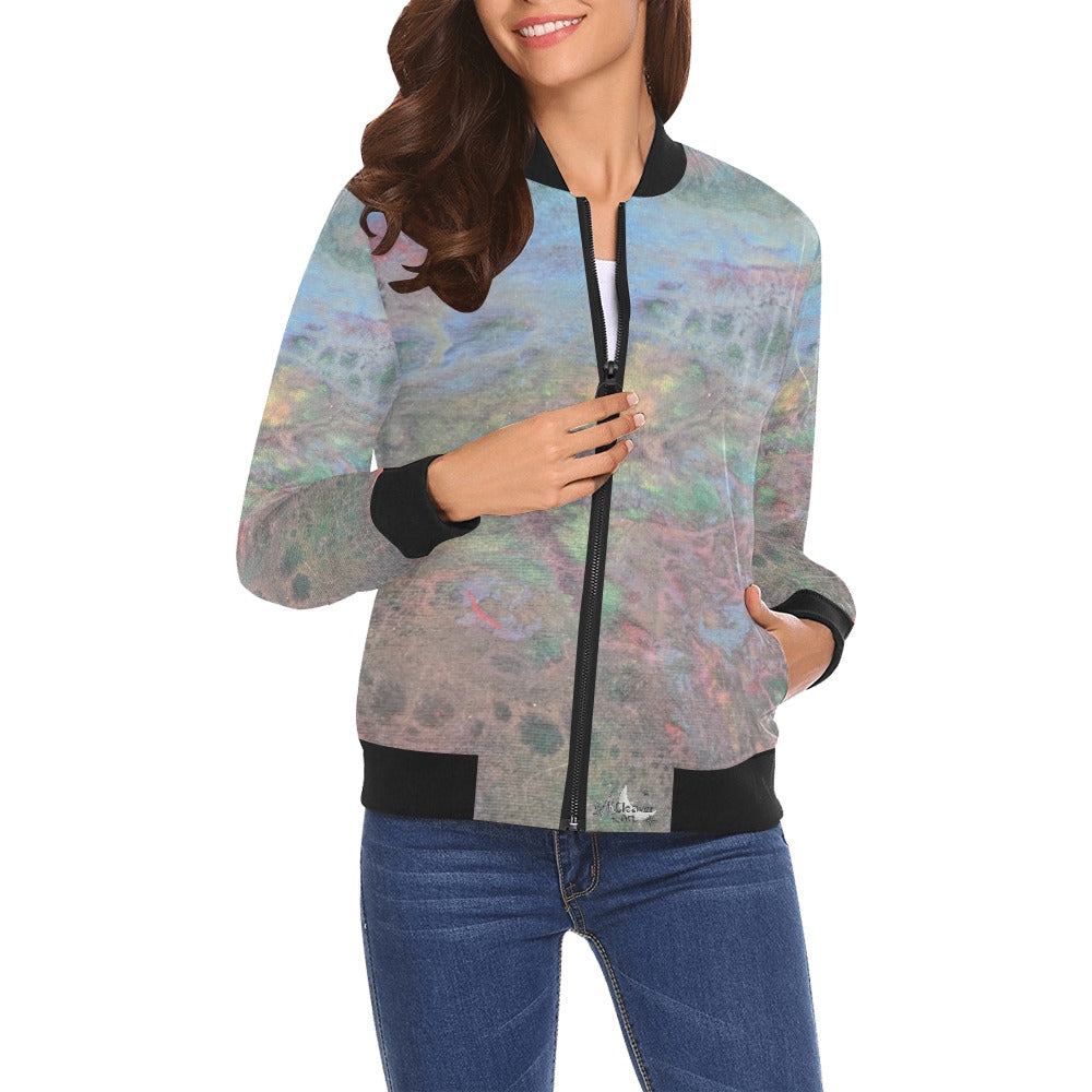 Ladie's Bomber Jacket Intermission Blues Series