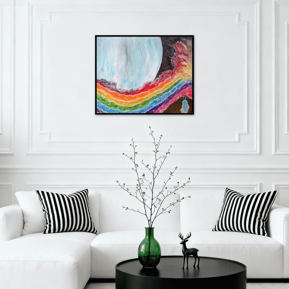 Paint by Numbers Kit Silent Rainbow