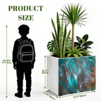 Outdoor Metal Art Planter – Artist Edition Boy in the Woods