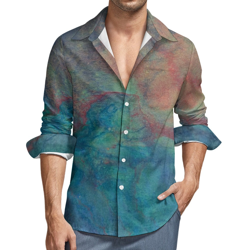 Men’s Velvet Pocket Shirt Intermission Blues