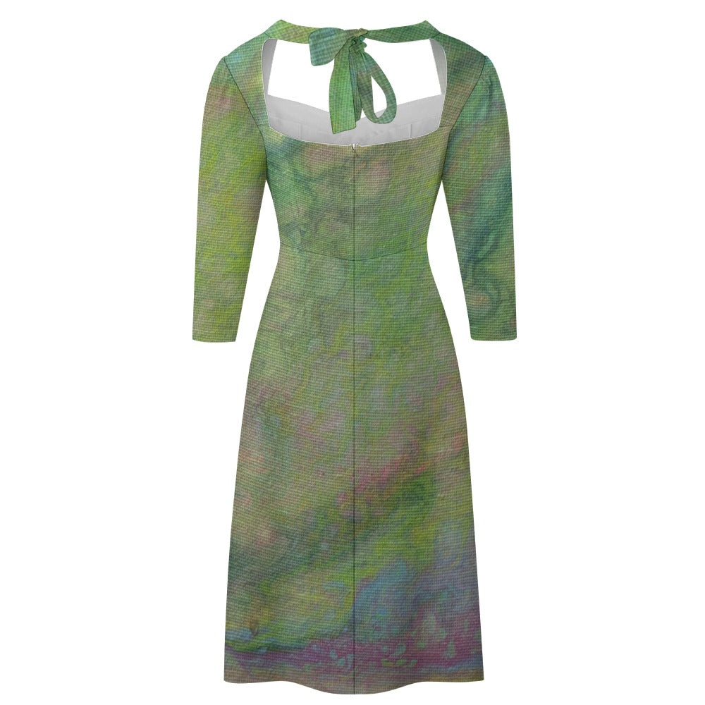 Sweetheart Knot Flare Dress Standing Ovation Series
