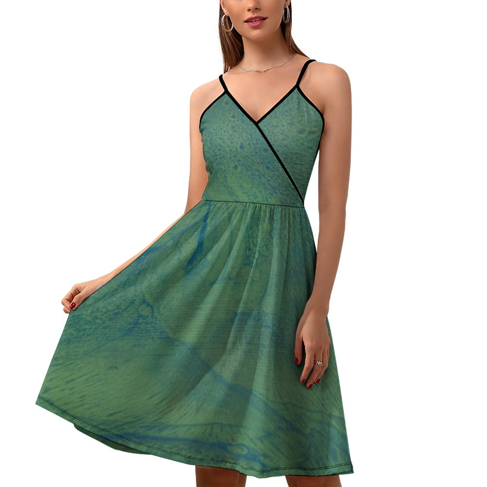 Women's Elegant Suspender Dress Standing Ovation Series