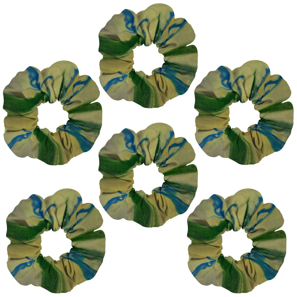 6 Pack Hair Scrunchies