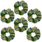 6 Pack Hair Scrunchies