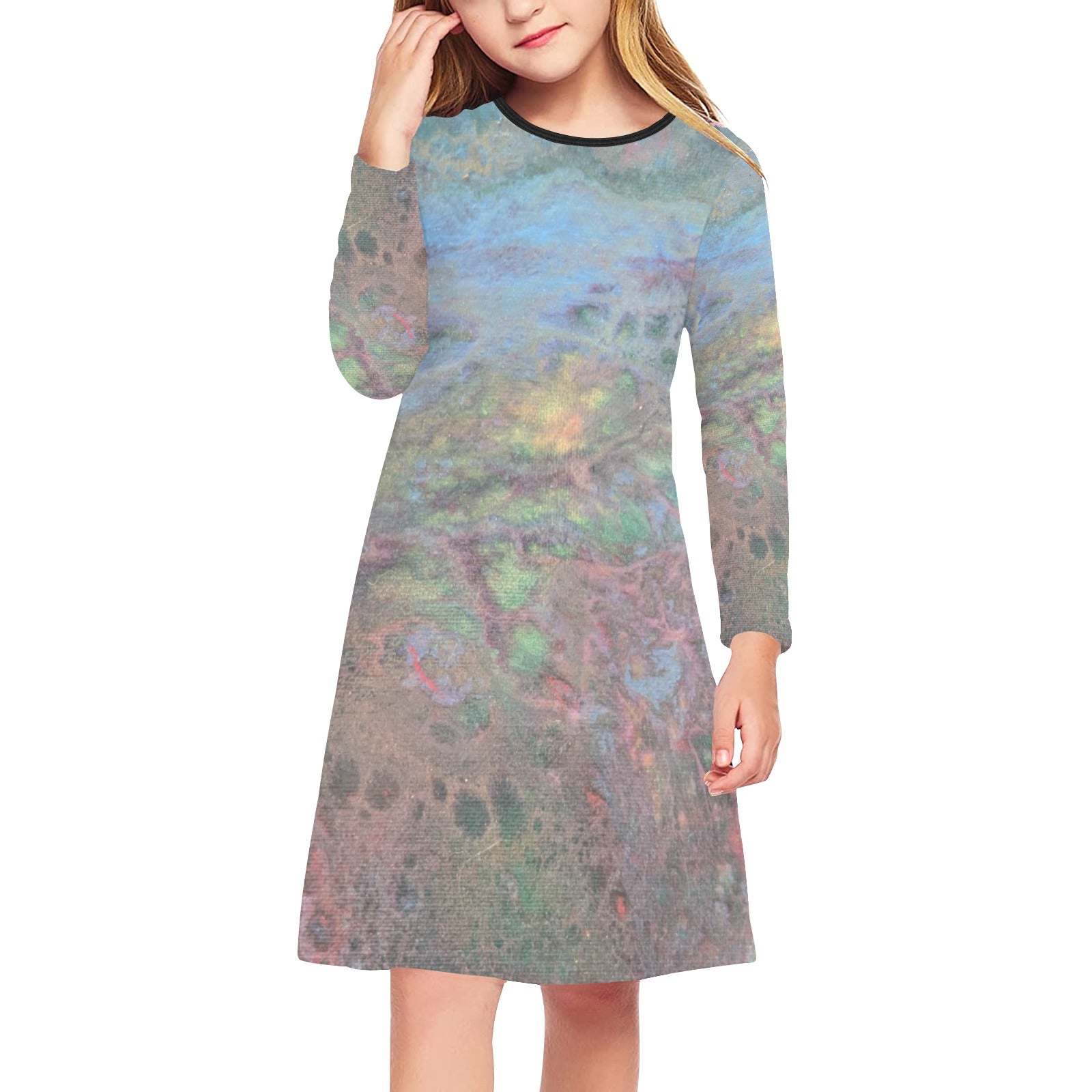 Girls' Long Sleeve Match Me Dress Break Out Edition