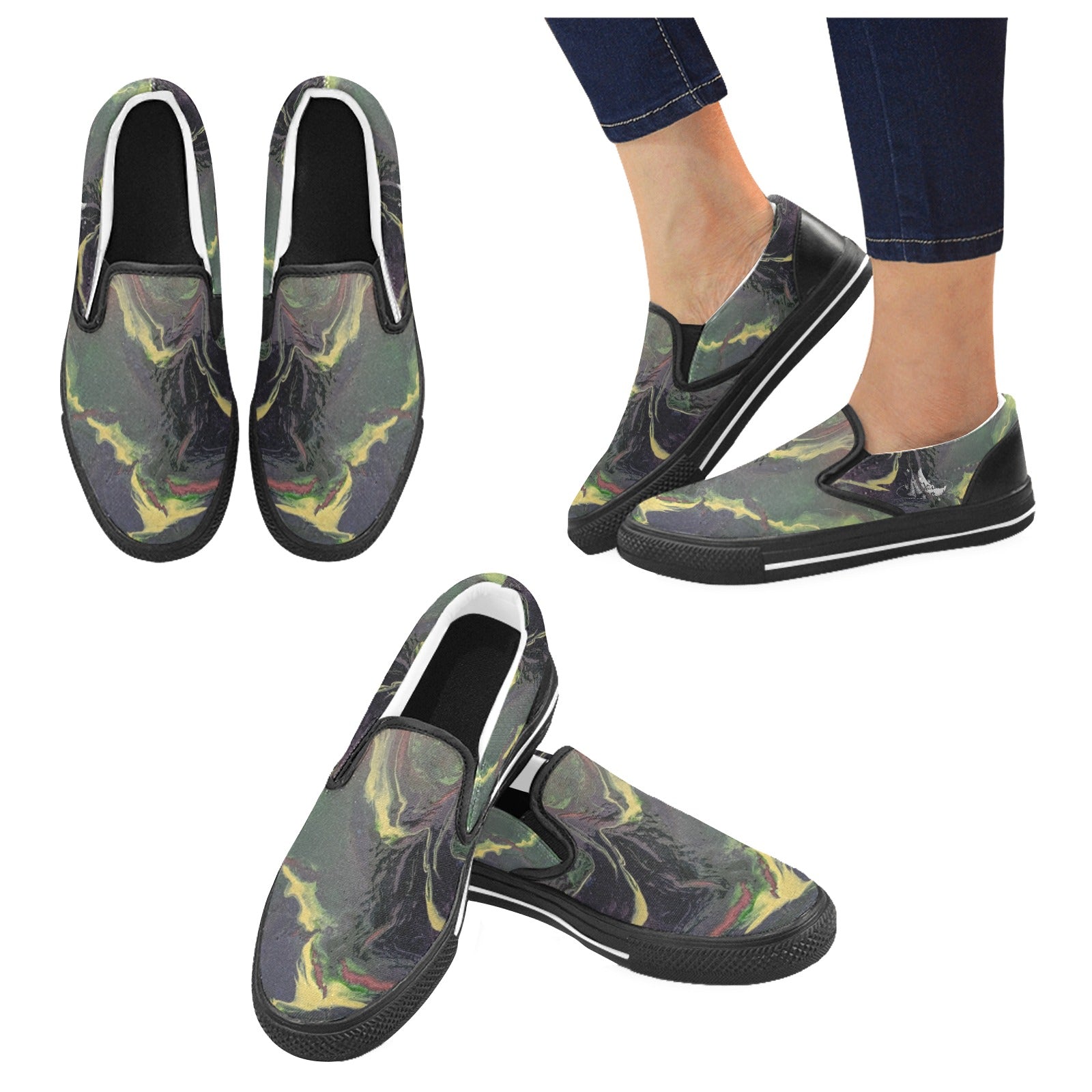 Kid’s Slip-On Canvas Shoes Intermission Blues