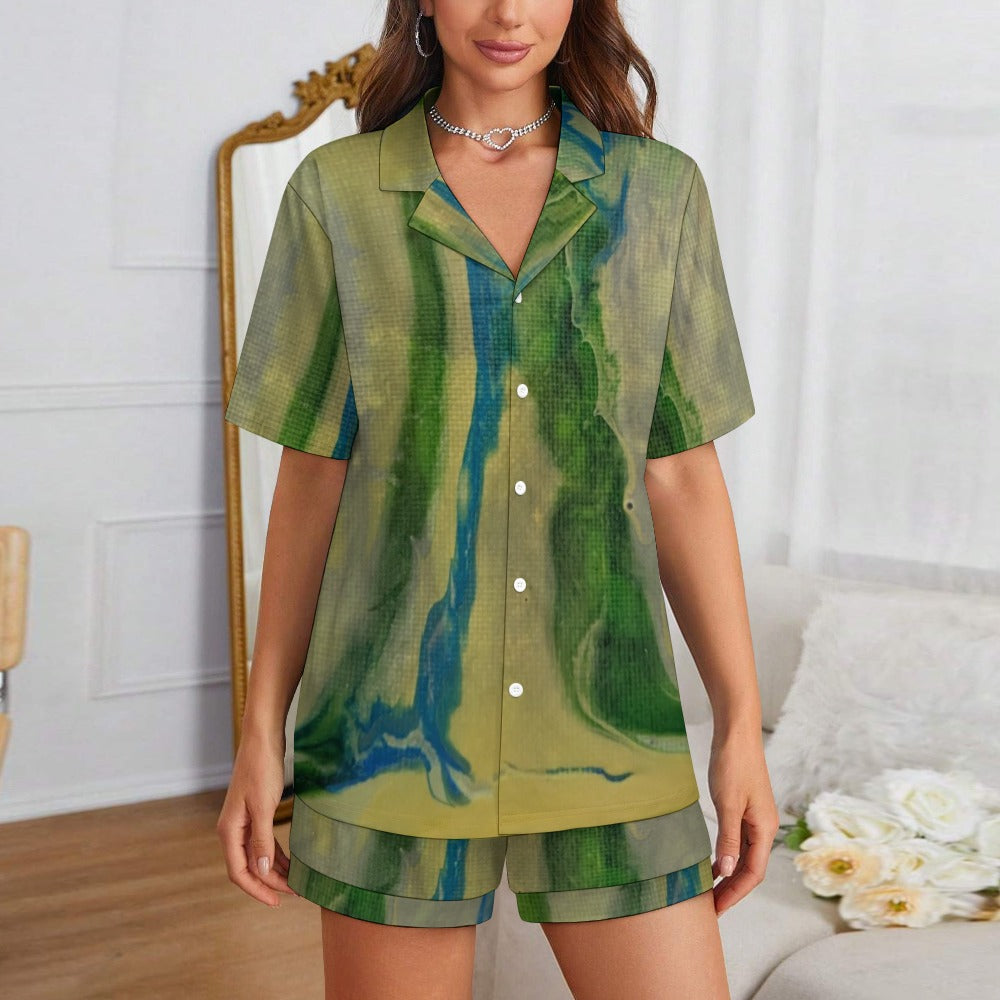 Women’s Short Sleeve Pajama Set Standing Ovation Series