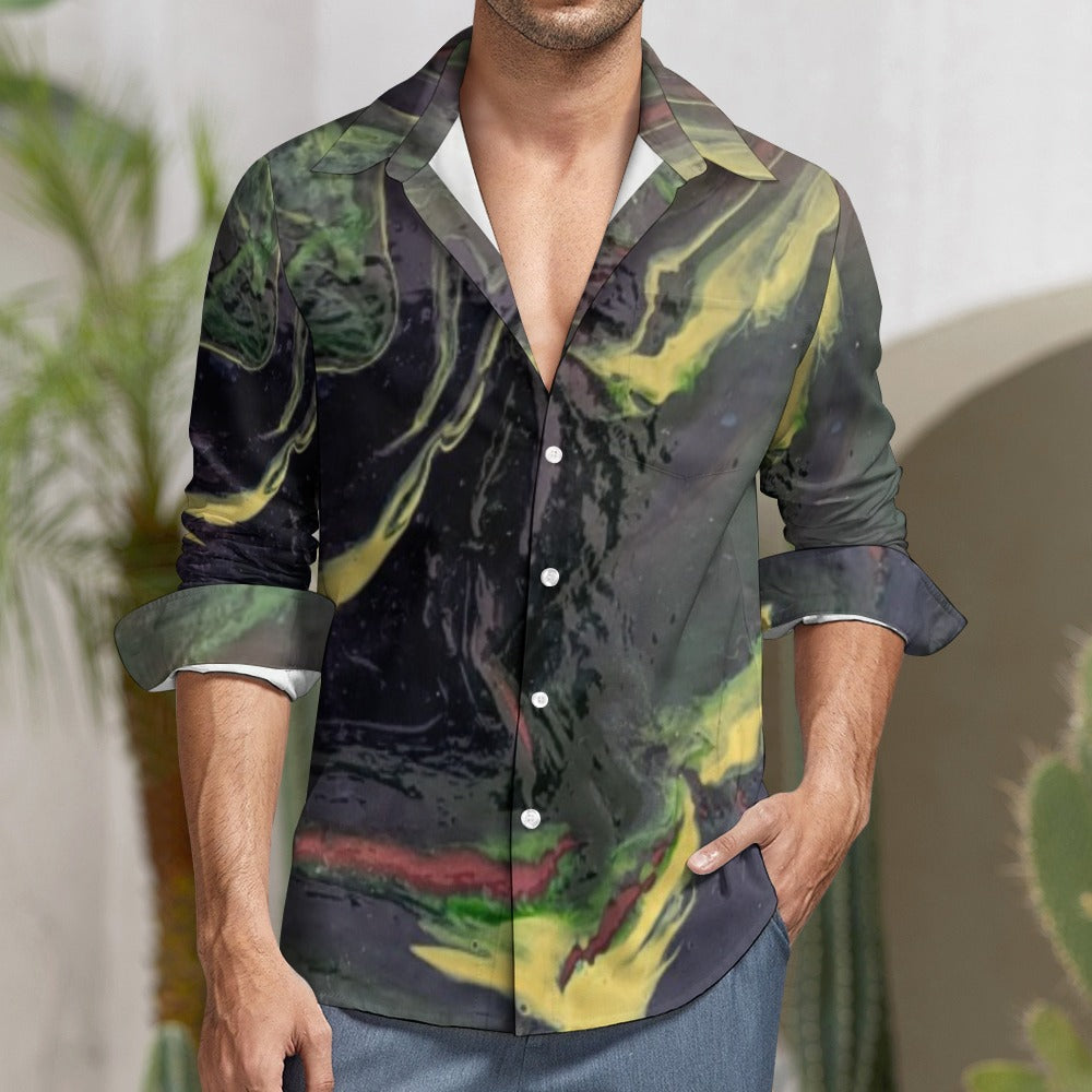 Men’s Velvet Pocket Shirt Intermission Blues