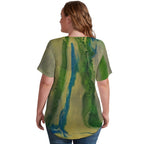 Women’s Printed V-Neck Tee Standing Ovation Series