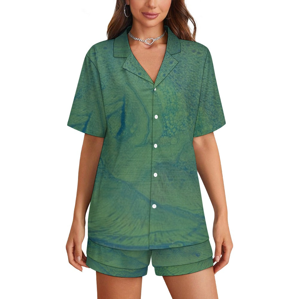 Women’s Short Sleeve Pajama Set Standing Ovation Series