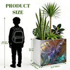 Outdoor Metal Art Planter – Artist Edition Abstracted