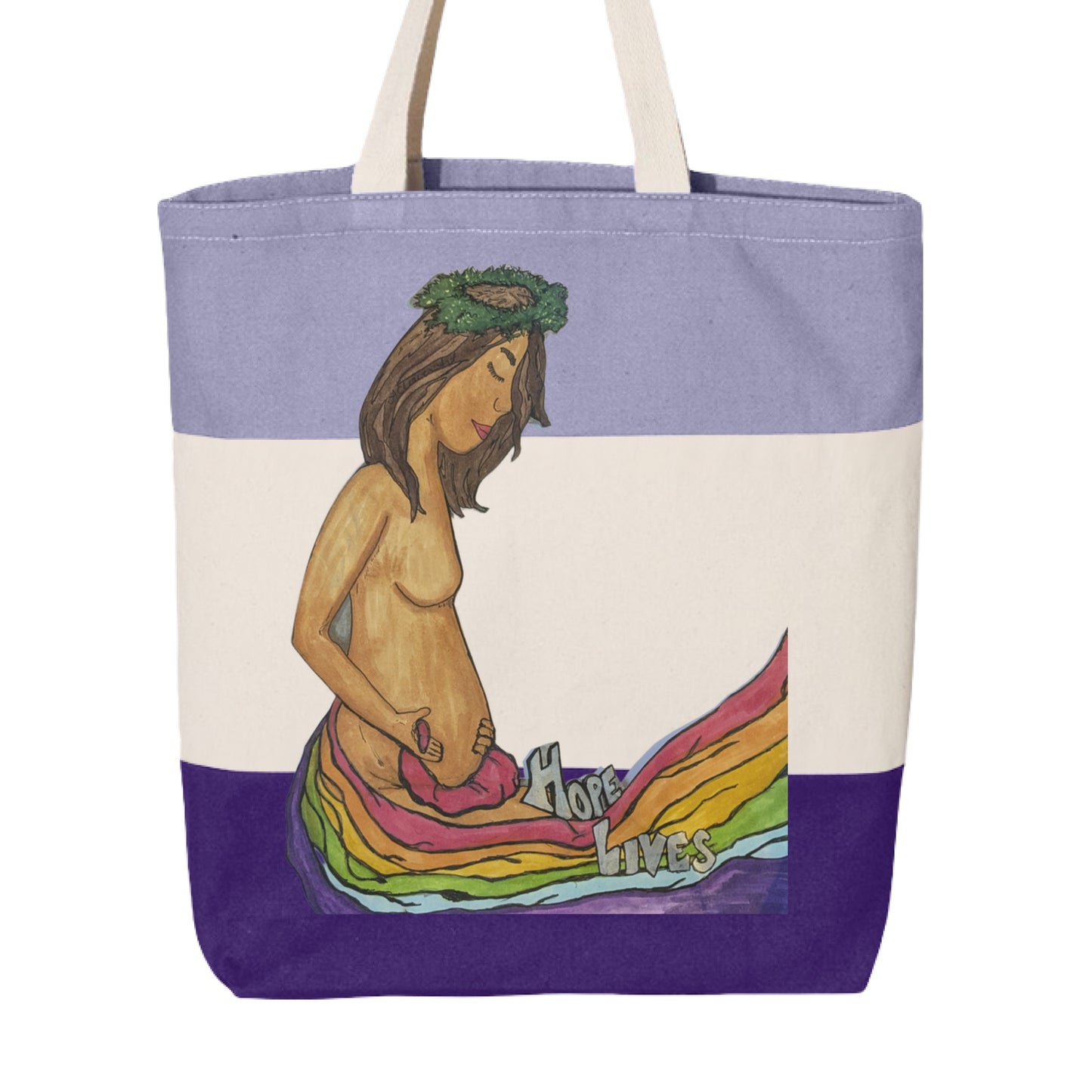 Purple/ Natural/ Lavender - FRONT