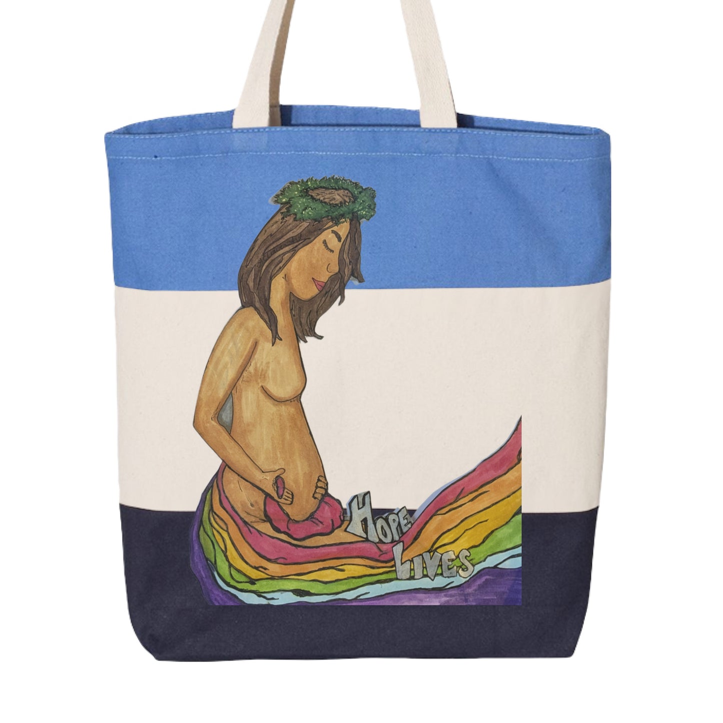 Navy/ Natural/ Carolina Blue - FRONT