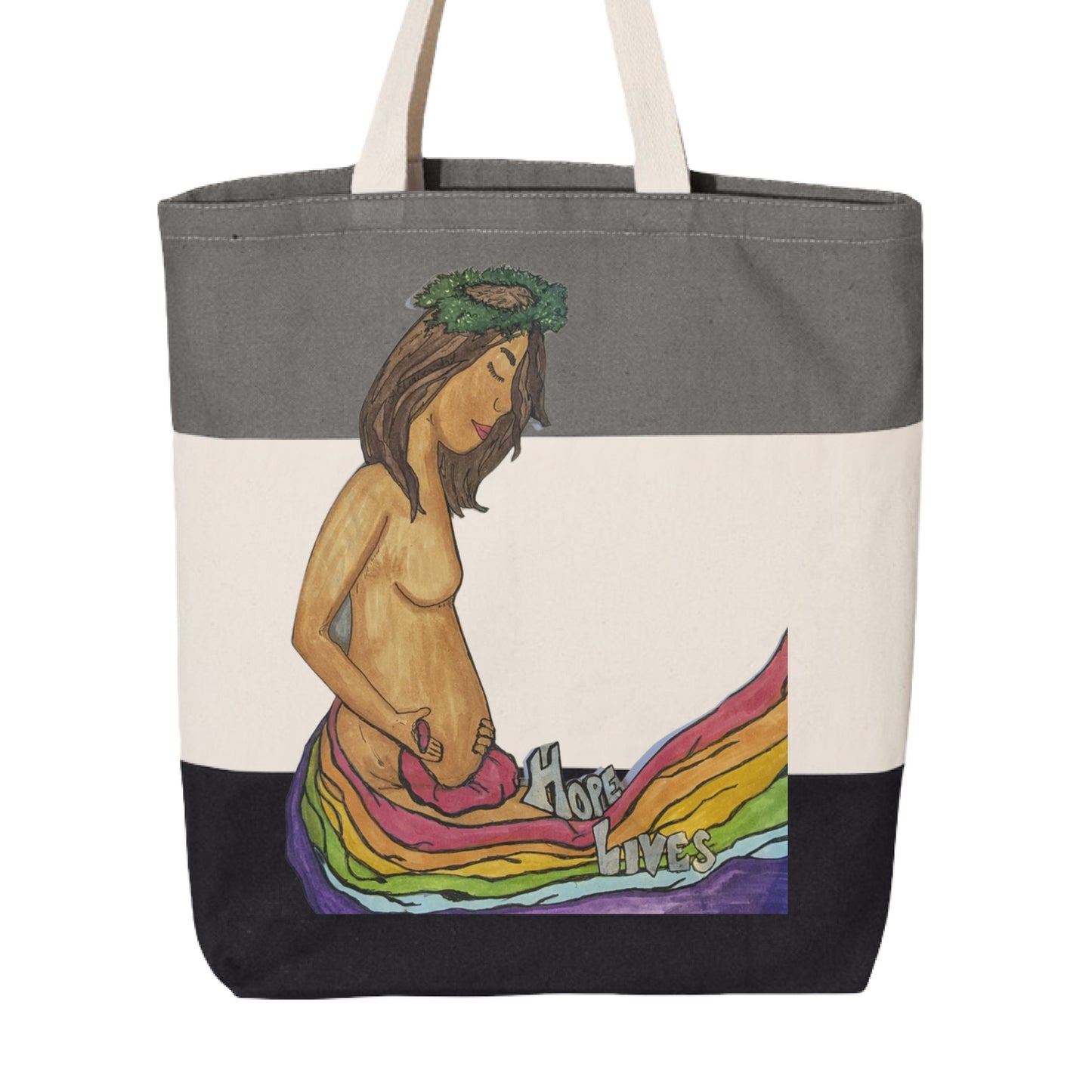 Black/ Natural/ Light Grey - FRONT