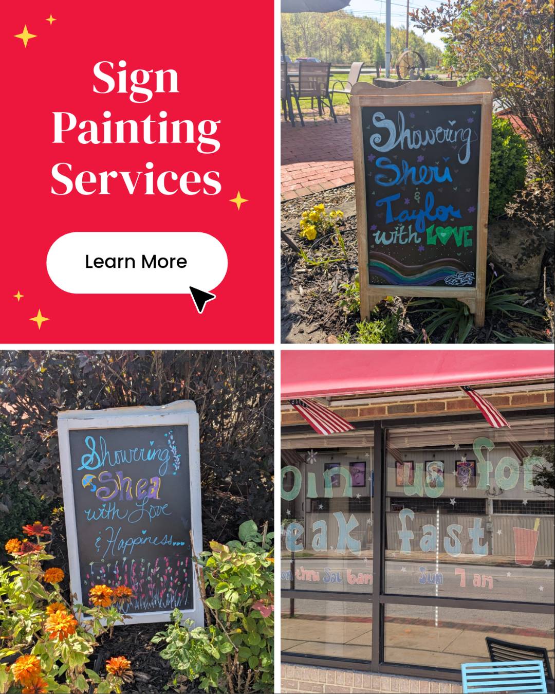 ✨ BUSINESS & COFFEEHOUSE SIGNAGE DEPOSIT — $50 ✨